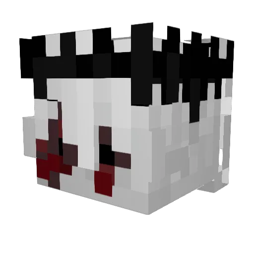 ItzVynxed Minecraft avatar head, 3D render