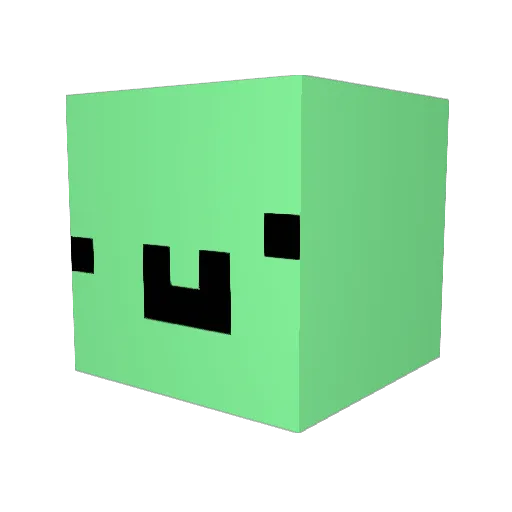 ItzWaters Minecraft avatar head, 3D render