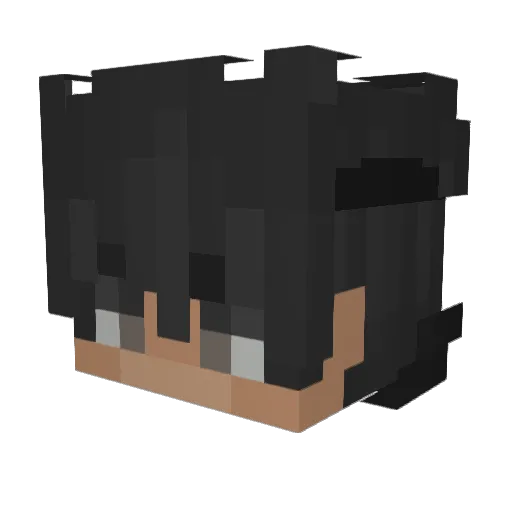 ItzX3N0 Minecraft avatar head, 3D render