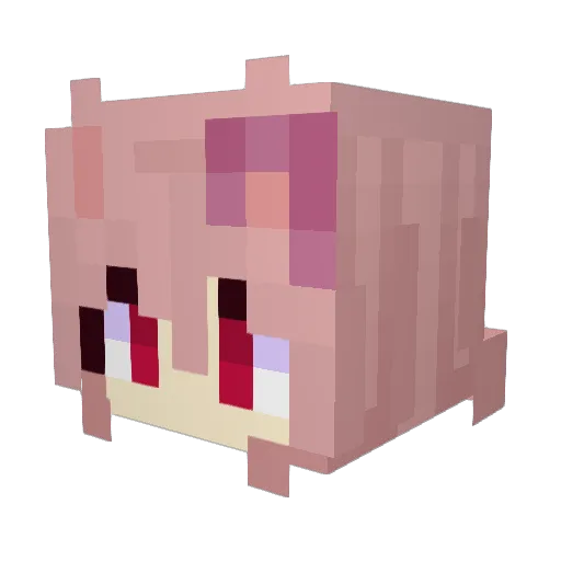 ItzYmn Minecraft avatar head, 3D render