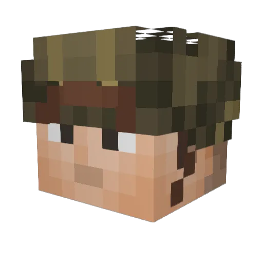 ItzYourDreamz Minecraft avatar head, 3D render