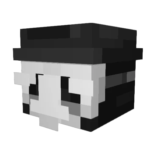 ItzYzen27 Minecraft avatar head, 3D render