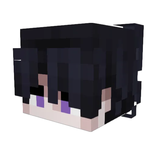ItzZayne Minecraft avatar head, 3D render