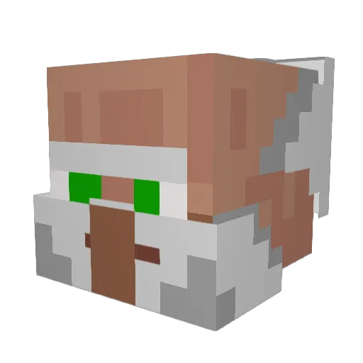 Itz_A_ple_ Minecraft avatar head, 3D render