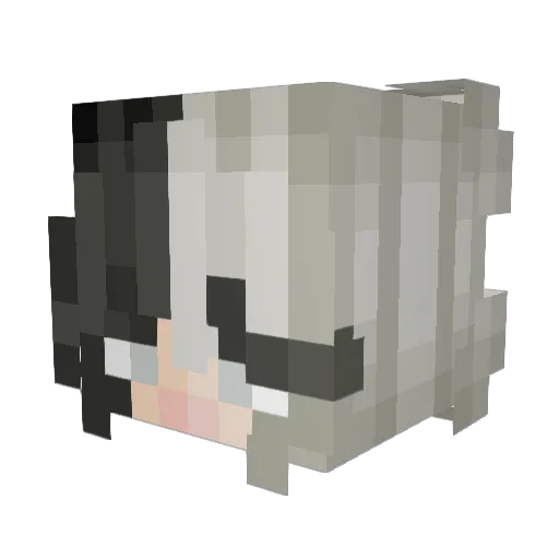 Itz_Anabeth Minecraft avatar head, 3D render