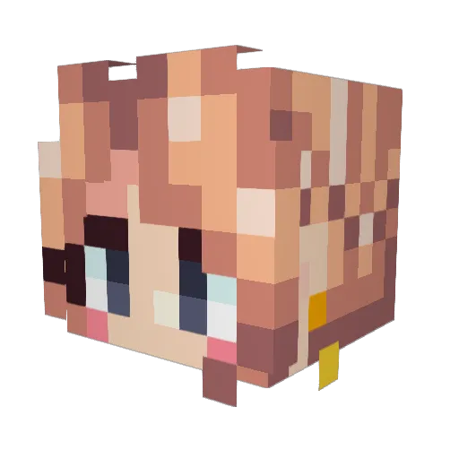 Itz_Ann Minecraft avatar head, 3D render
