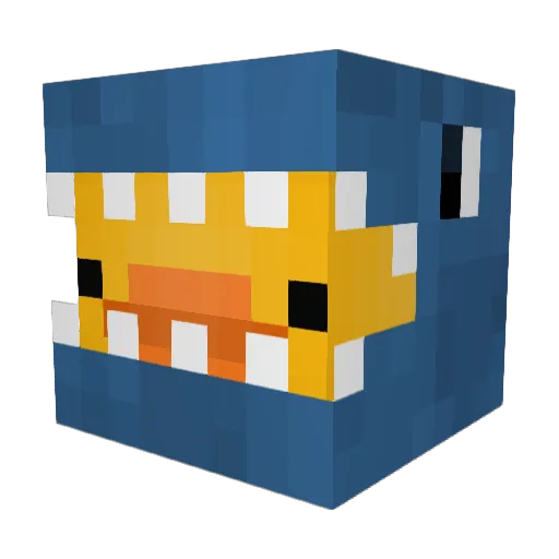 Itz_Anony Minecraft avatar head, 3D render