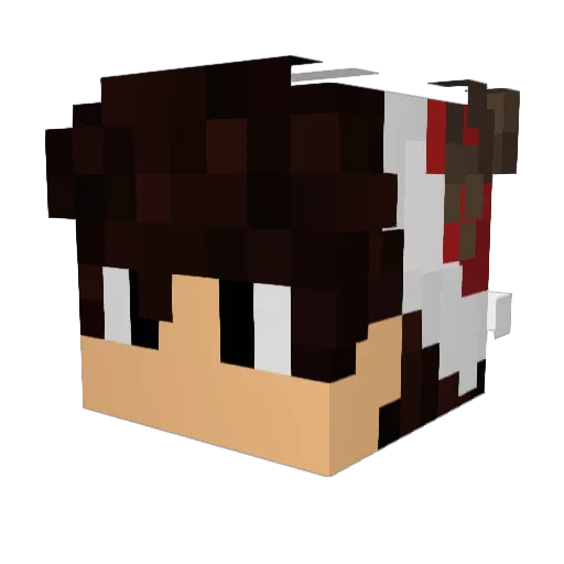 Itz_BigDaddy Minecraft avatar head, 3D render