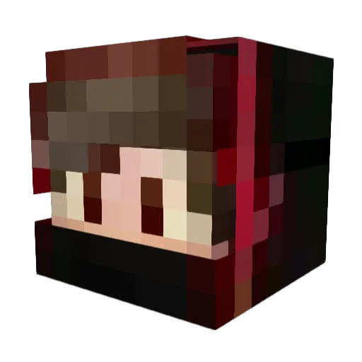 Itz_Bonly Minecraft avatar head, 3D render
