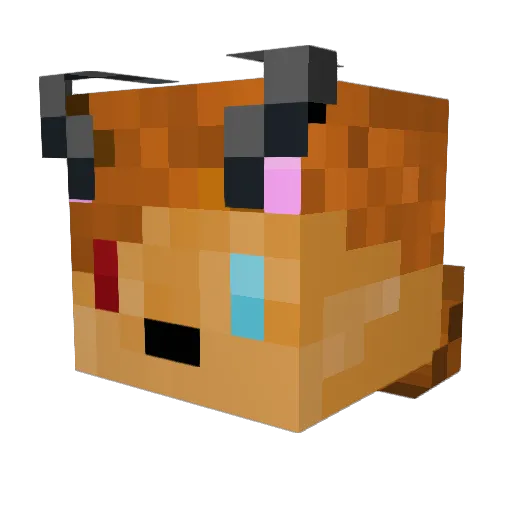 Itz_CaptainCandy Minecraft avatar head, 3D render