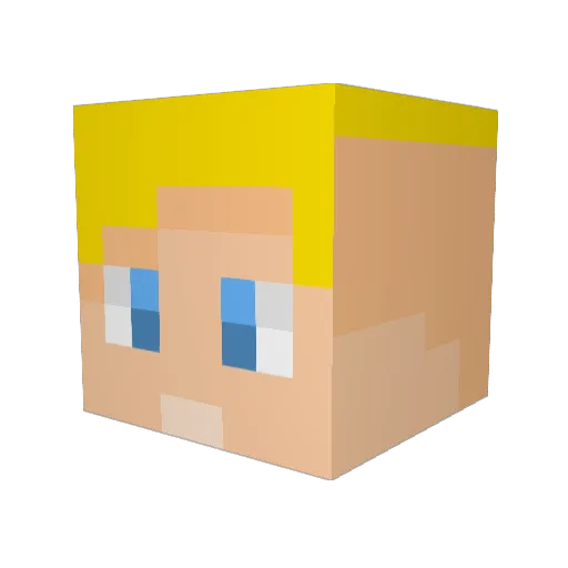 Itz_Chloe123 Minecraft avatar head, 3D render