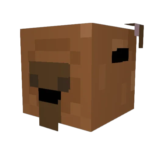 Itz_DarkEvil Minecraft avatar head, 3D render