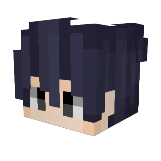 Itz_Dino Minecraft avatar head, 3D render
