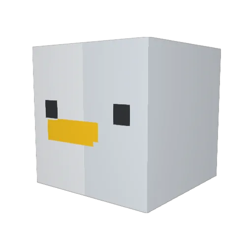 Itz_Double Minecraft avatar head, 3D render