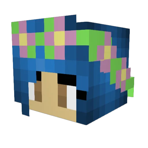 Itz_For_Life Minecraft avatar head, 3D render