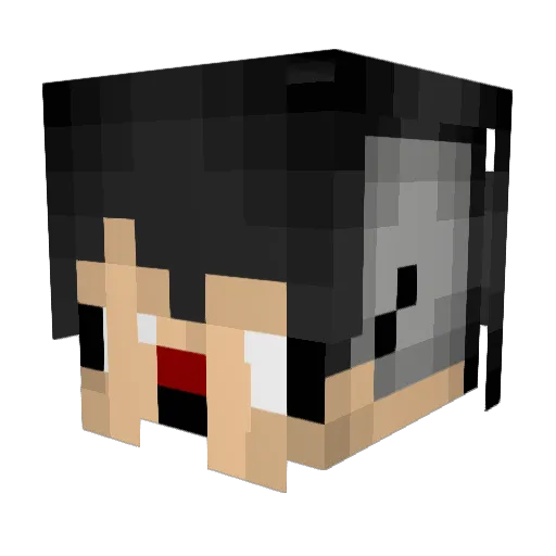 Itz_GaNz Minecraft avatar head, 3D render