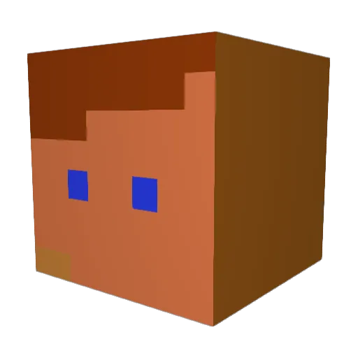 Itz_HarmanGamerz Minecraft avatar head, 3D render