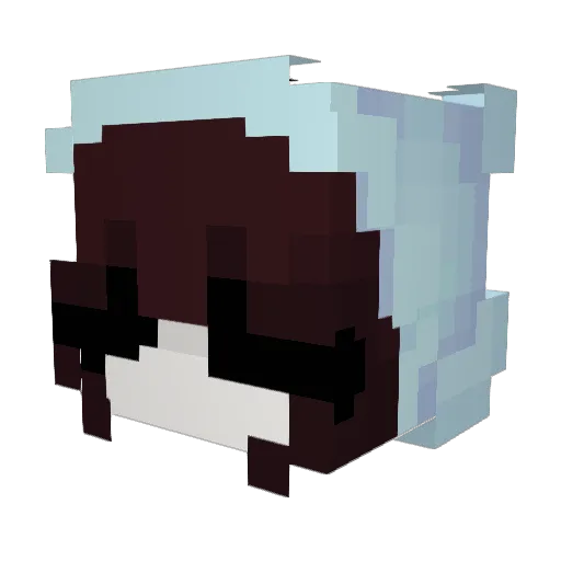 Itz_Issac_XD Minecraft avatar head, 3D render
