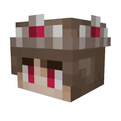 Itz_Izanami Minecraft avatar head, 3D render