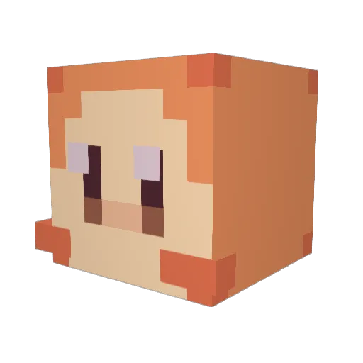 Itz_Leo_XD Minecraft avatar head, 3D render