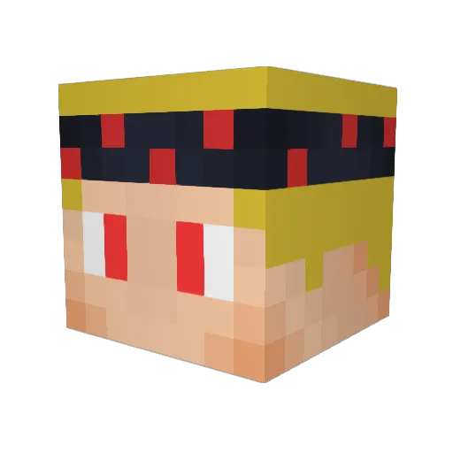Itz_Lollipopper Minecraft avatar head, 3D render