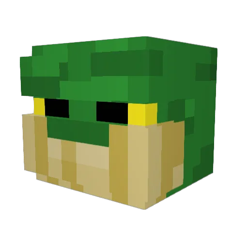 Itz_Makaron Minecraft avatar head, 3D render