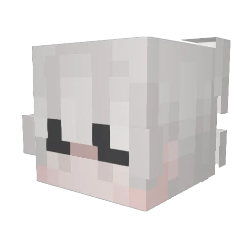 Itz_MaqPro Minecraft avatar head, 3D render