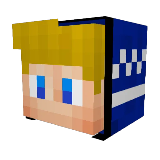 Itz_Max_54 Minecraft avatar head, 3D render