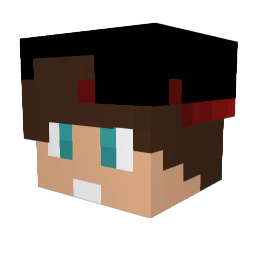 Itz_Maxim Minecraft avatar head, 3D render