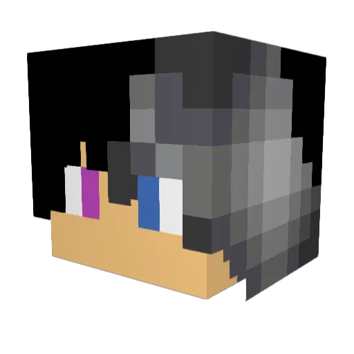 Itz_Mesa Minecraft avatar head, 3D render