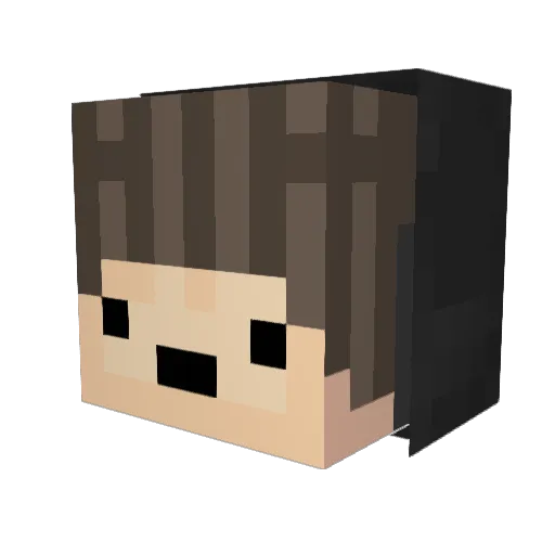 Itz_Michi_ Minecraft avatar head, 3D render