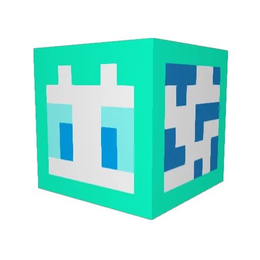 Itz_Mono Minecraft avatar head, 3D render