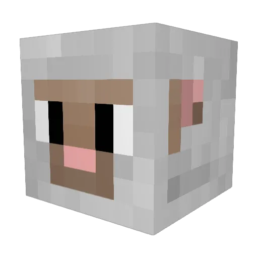 Itz_Pipitu Minecraft avatar head, 3D render