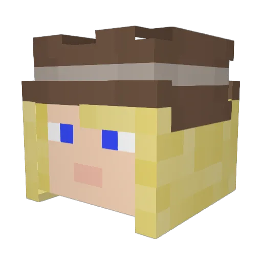 Itz_Pitbull Minecraft avatar head, 3D render