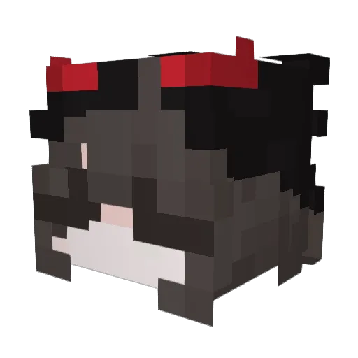 Itz_Prxy Minecraft avatar head, 3D render