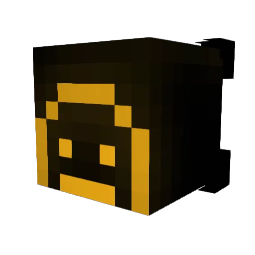 Itz_Rand0m Minecraft avatar head, 3D render