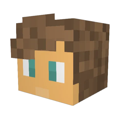 Itz_Siebe Minecraft avatar head, 3D render