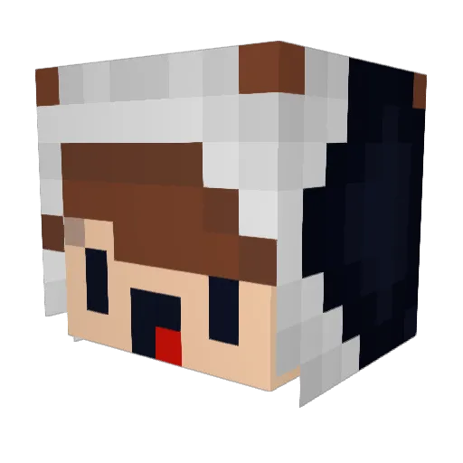 Itz_Snazzy Minecraft avatar head, 3D render