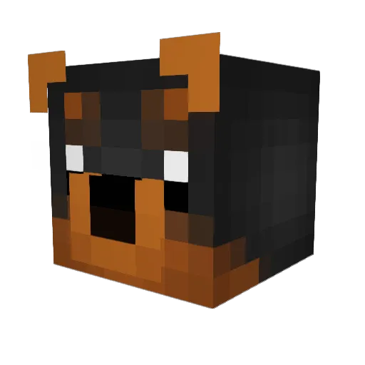 Itz_Spikey Minecraft avatar head, 3D render