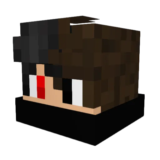 Itz_Torres Minecraft avatar head, 3D render