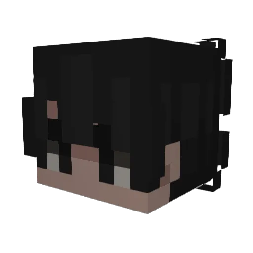 Itz_Trenx Minecraft avatar head, 3D render