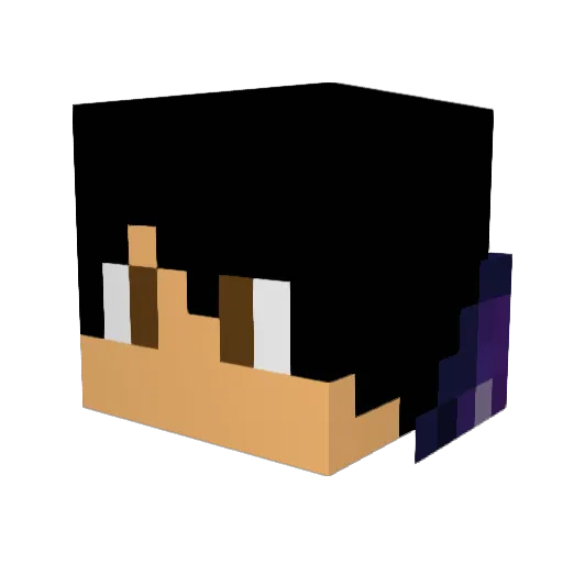Itz_Turbo Minecraft avatar head, 3D render