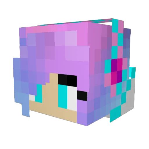 Itz_VALET Minecraft avatar head, 3D render