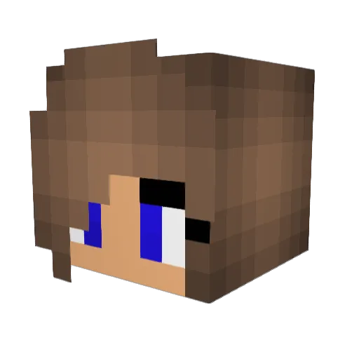 Itz_Vik Minecraft avatar head, 3D render