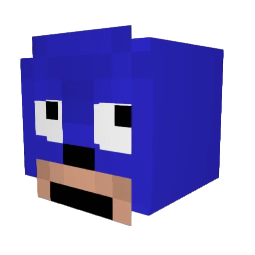 Itz_Voltrecz Minecraft avatar head, 3D render