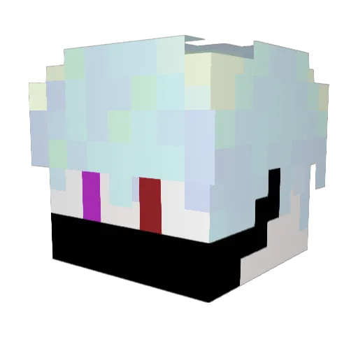 Itz_WaveZ Minecraft avatar head, 3D render
