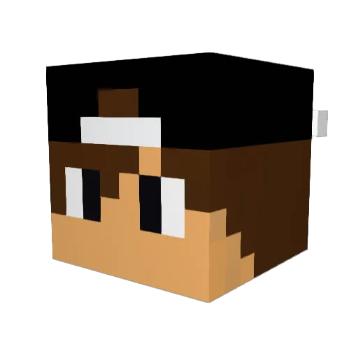 Itz_Yakir Minecraft avatar head, 3D render