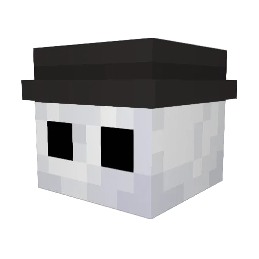 Itz_Zeon Minecraft avatar head, 3D render