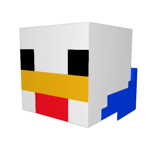 Itz_ZeroPvP Minecraft avatar head, 3D render