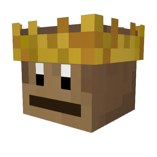 Itz_cocio Minecraft avatar head, 3D render